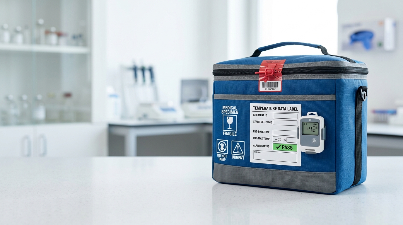 sealed Insulated medical carrier