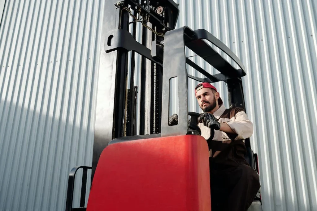Forklift driver