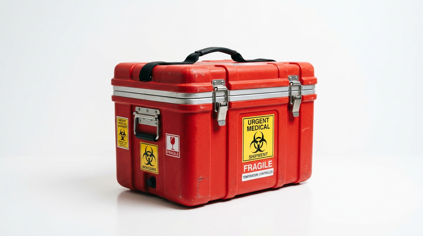 medical courier transport case