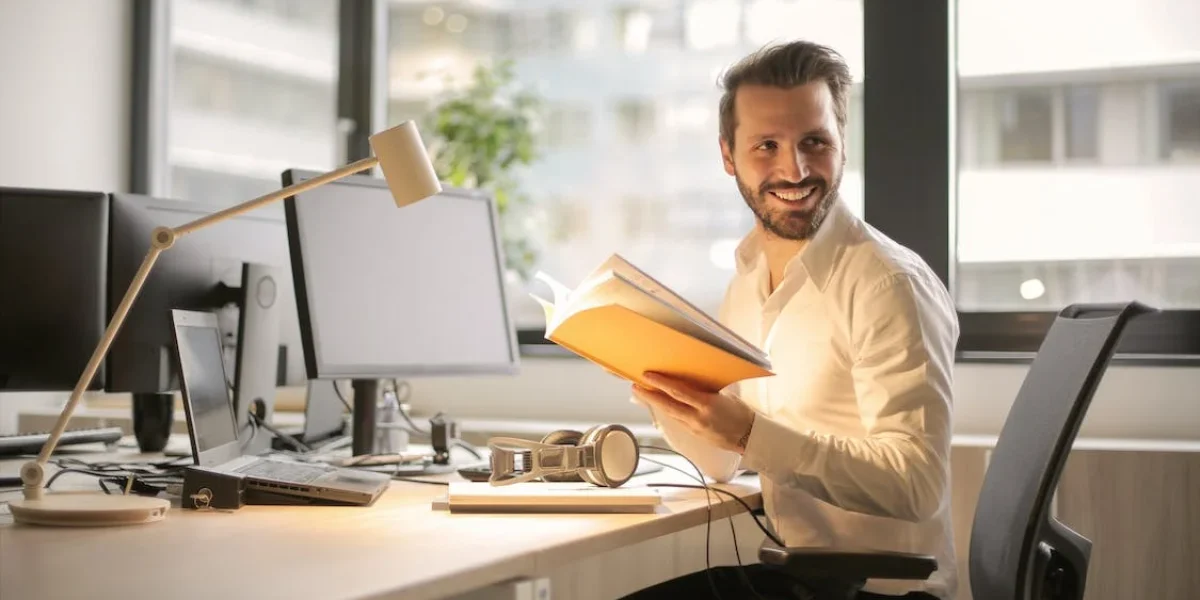 happy business owner