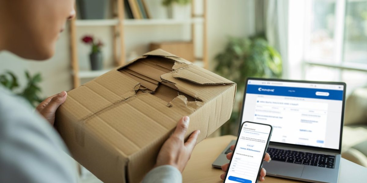 damaged parcel