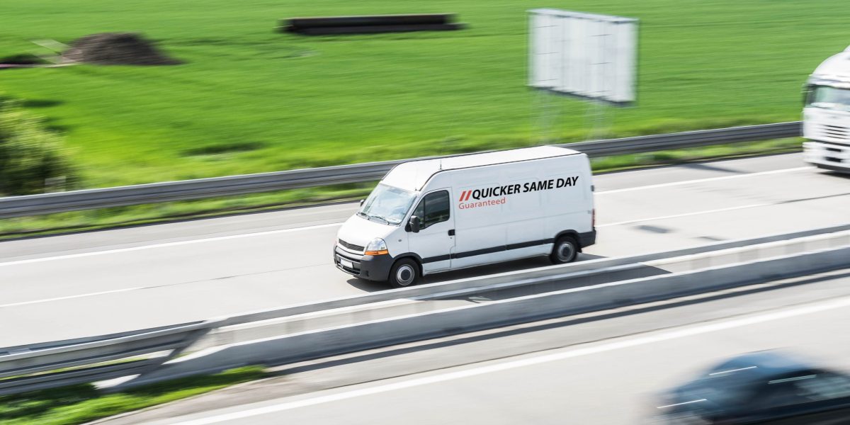 Quicker Same Day Courier Van